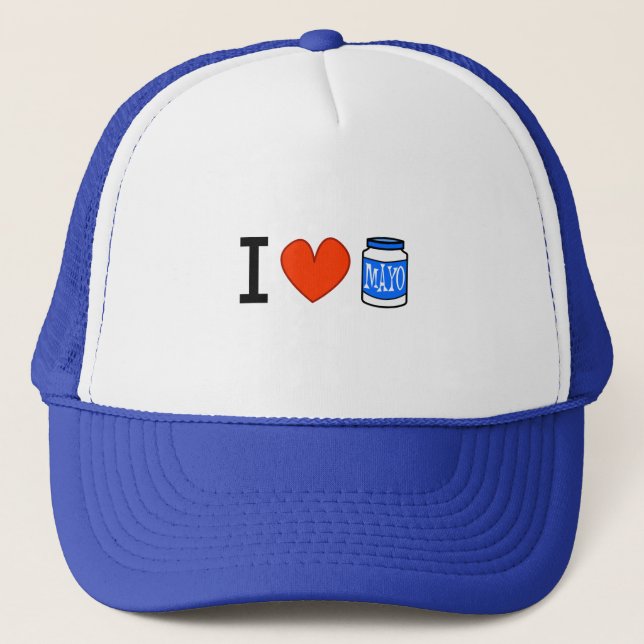 I Love Mayo! Trucker Hat (Front)