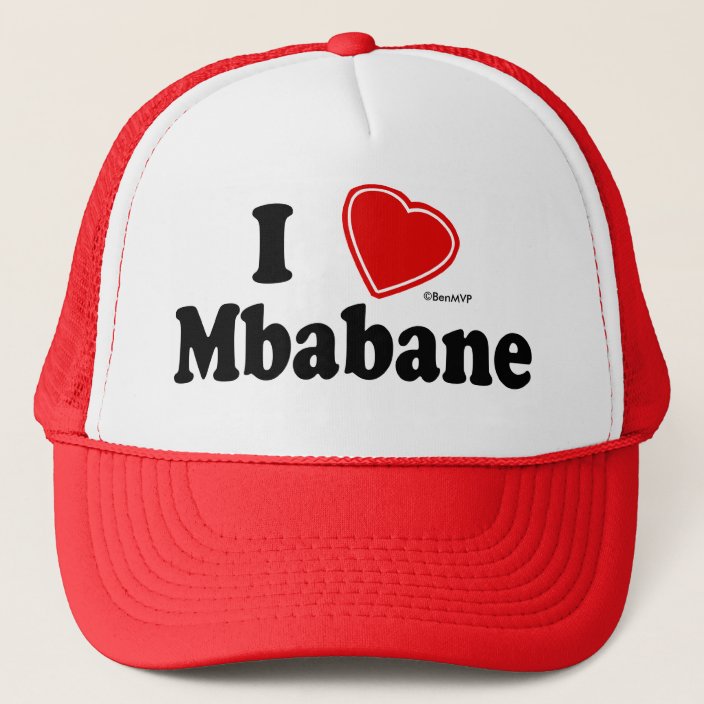 I Love Mbabane Mesh Hat