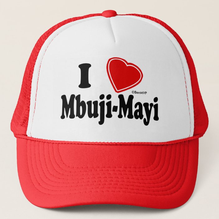 I Love Mbuji-Mayi Trucker Hat