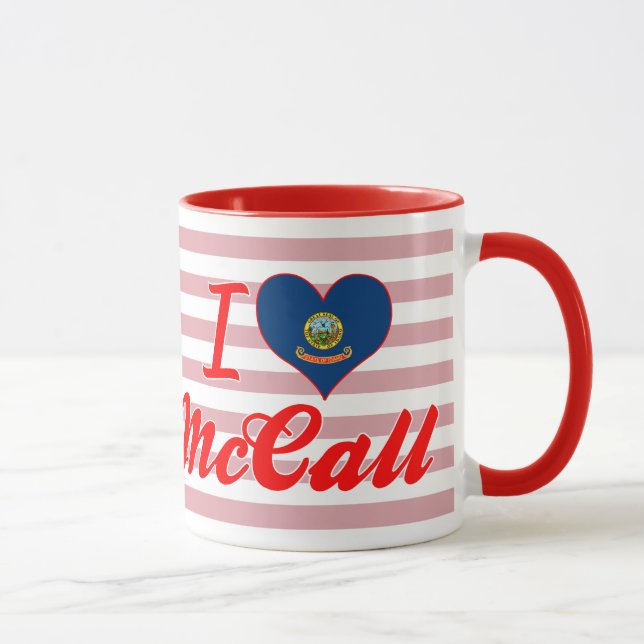 I Love McCall, Idaho Mug (Right)