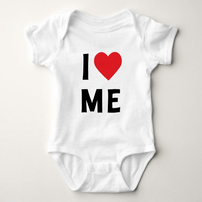 I LOVE ME! Baby Unisex Baby Bodysuit (Front)