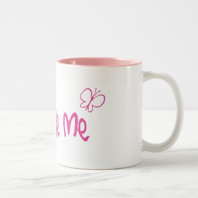 I love Me Butterfly Two-Tone Coffee Mug (Right)