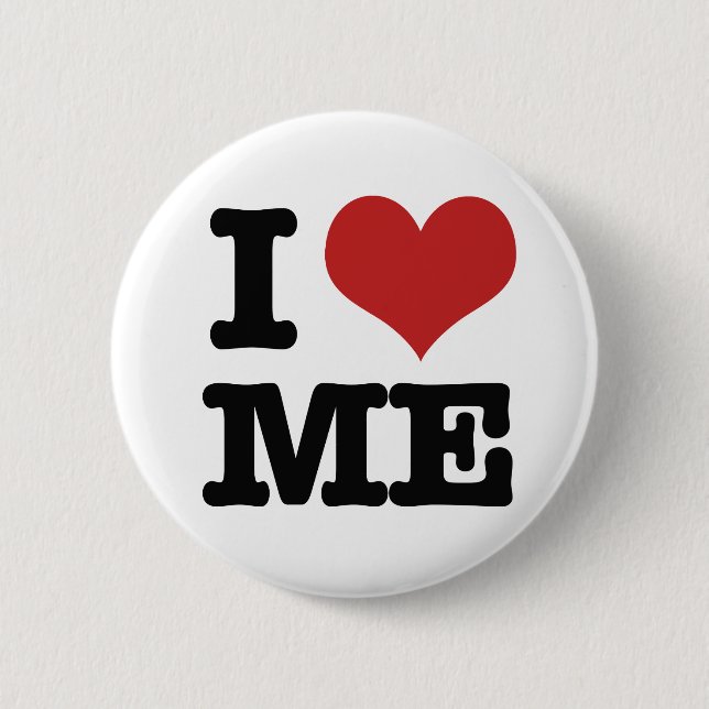 I Love me Button (Front)
