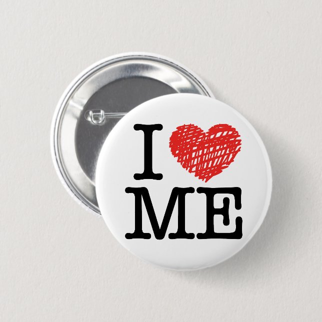 I love me button (Front & Back)