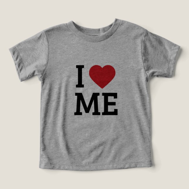 I Love Me Cute Kids T-Shirt Toddler T-shirt (Design Front)