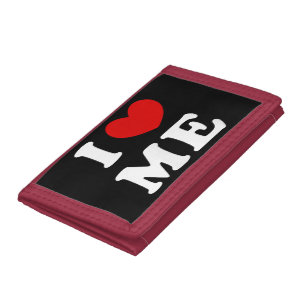 I LOVE ME TRIFOLD WALLET