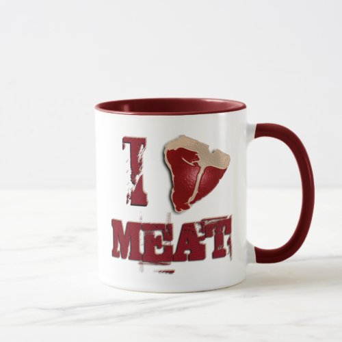 I Love Meat Mug