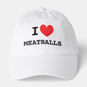 I love meatballs. Funny hat for men and women