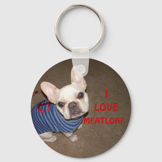I LOVE MEATLOAF KEYCHAIN (Front)