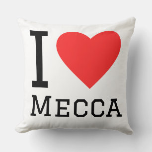 I love Mecca  Throw Pillow