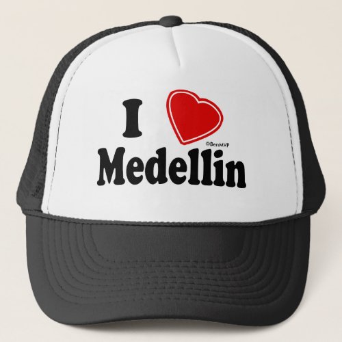 I Love Medellin Trucker Hat