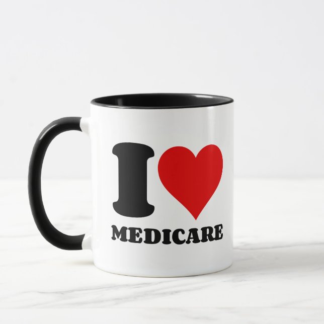 I LOVE MEDICARE MUG (Left)