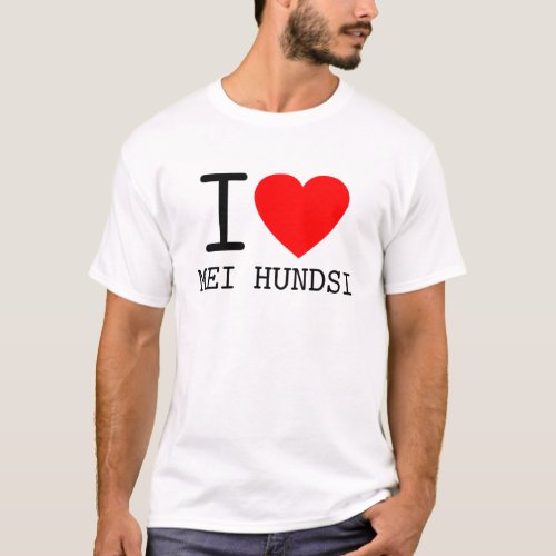 I love Mei Hundsi Austria Viener Dialekt T_Shirt