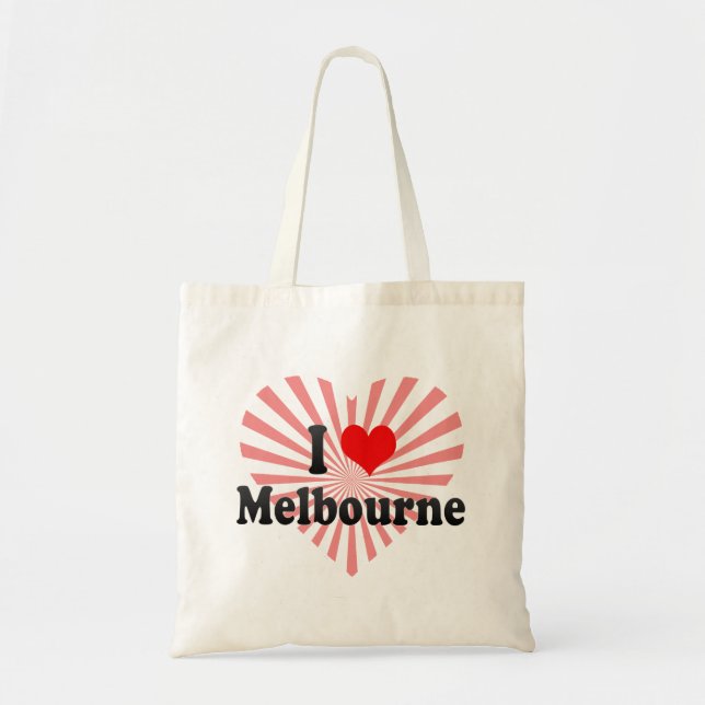 I Love Melbourne, Australia Tote Bag (Front)