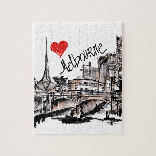 I love Melbourne Jigsaw Puzzle