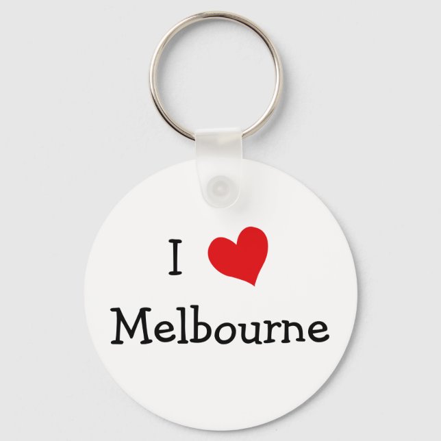 I Love Melbourne Keychain (Front)