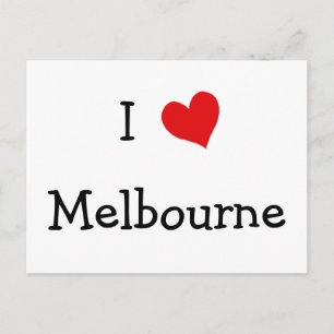 I Love Melbourne Postcard