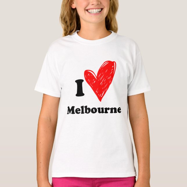 I love Melbourne T-Shirt (Front)