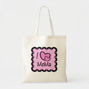 I Love Mema Cute T-Shirt Tote Bag