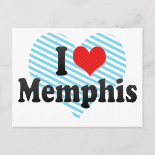 I Love Memphis Postcard