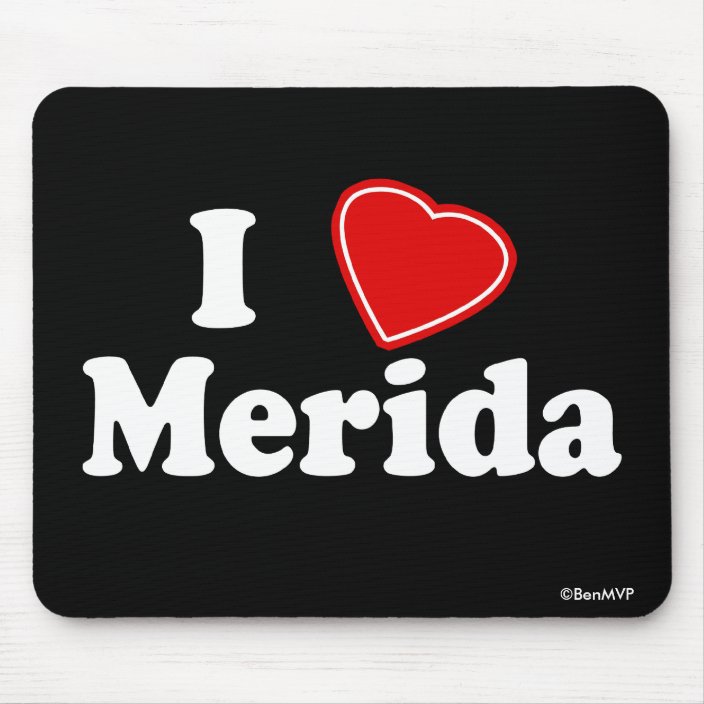 I Love Merida Mouse Pad
