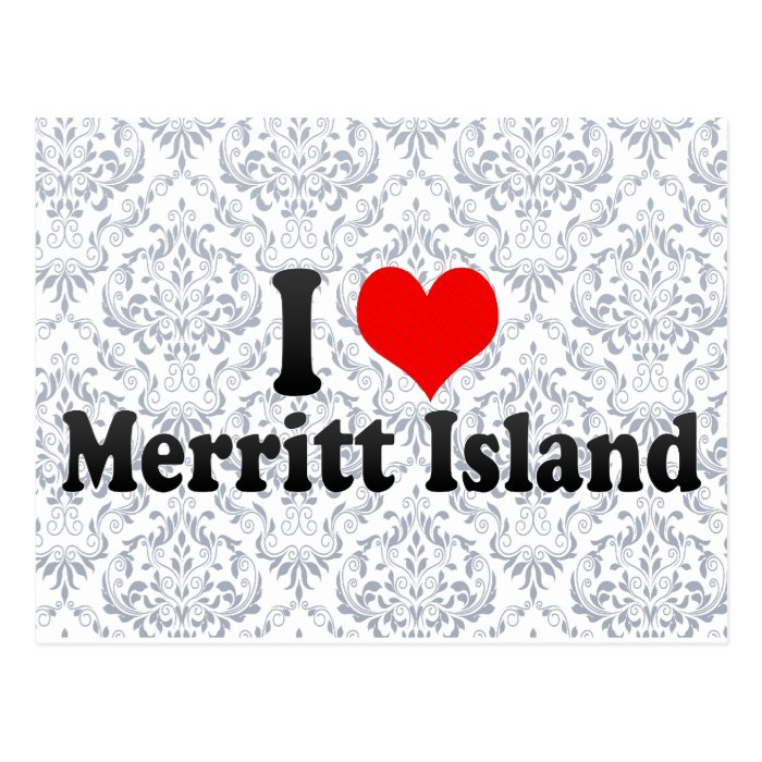 I Love Merritt Island, United States Post Card