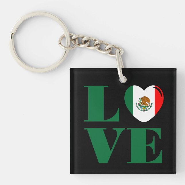 I love Mexico Keychain (Front)