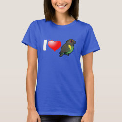 I Love Meyer's Parrots Women's Basic T-Shirt