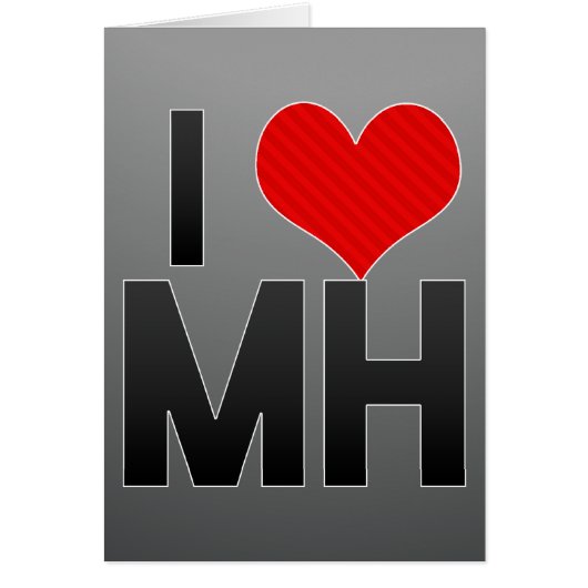 I Love MH Cards (Front)