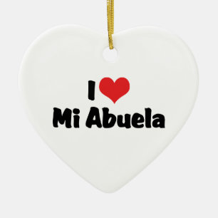 I Love Mi Abuela Ornament