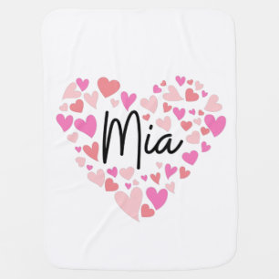 I love Mia Baby Blanket