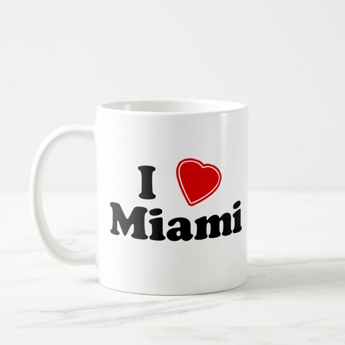 I Love Miami Coffee Mug