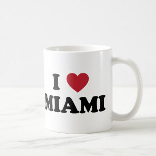 I Love Miami Florida Coffee Mug