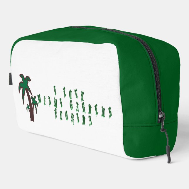 I Love Miami Gardens Florida Dopp Kit (Right Corner)