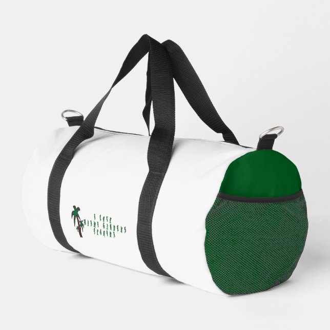 I Love Miami Gardens Florida Duffle Bag (Right Corner)