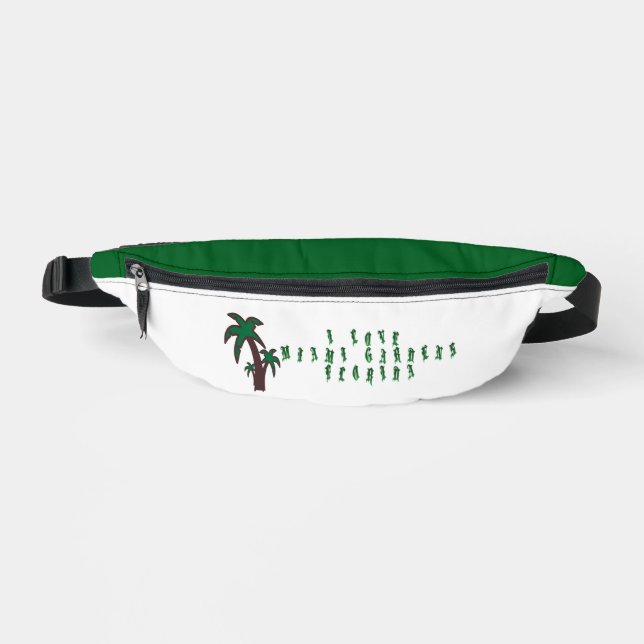 I Love Miami Gardens Florida Fanny Pack (Front)
