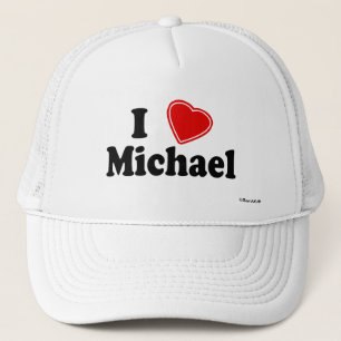 I Love Michael Trucker Hat