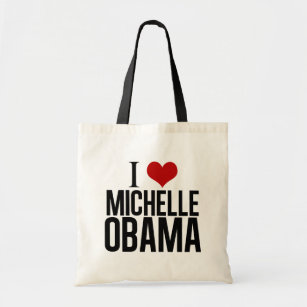 I Love Michelle Obama Tote Bag