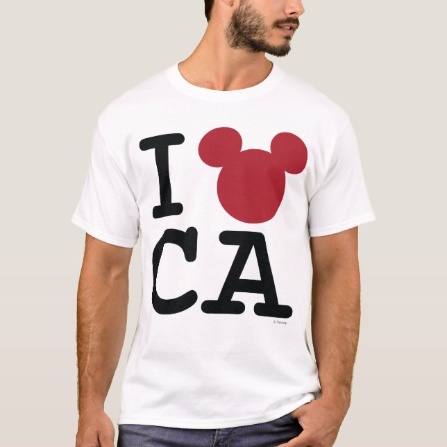 I Love Mickey | California Disneyland T-Shirt (Front)