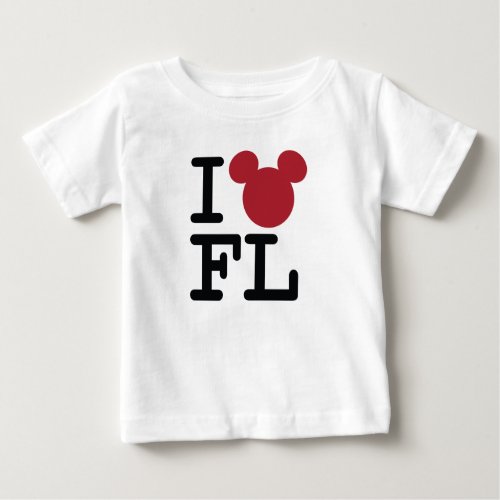 I Love Mickey  Florida Baby T_Shirt