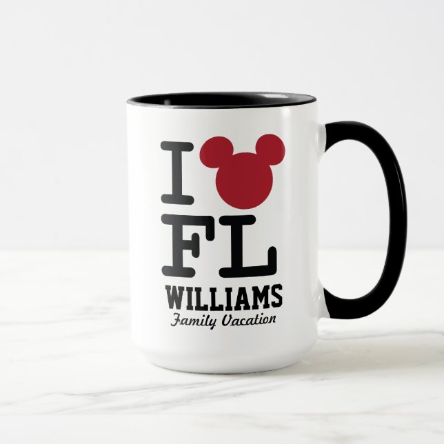 I Love Mickey | Florida Family Vacation Mug (Right)