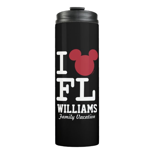 I Love Mickey | Florida Family Vacation Thermal Tumbler (Front)