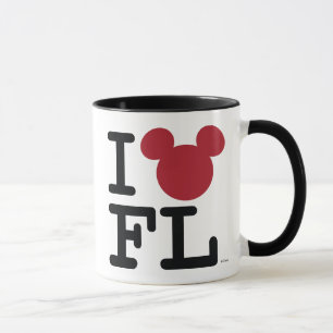 I Love Mickey   Florida Mug