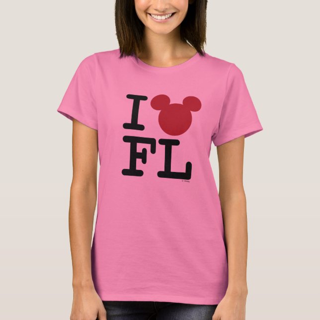 I Love Mickey | Florida Tie-Dye T-Shirt (Front)