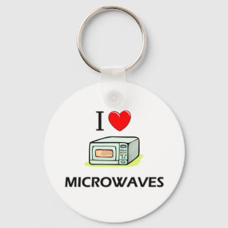 I Love Microwaves Keychain