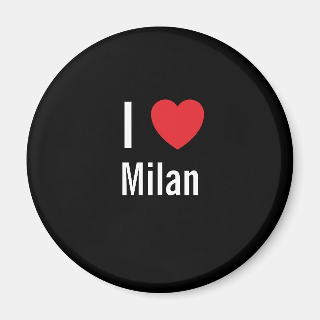 I love Milan Magnet (Front)