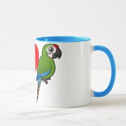 I Love Military Macaws Combo Mug