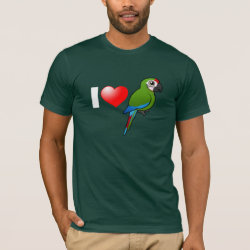 I Love Military Macaws Men's Basic American Apparel T-Shirt