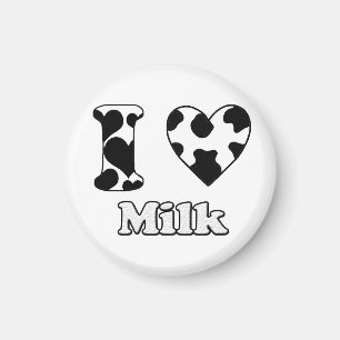 I love Milk Magneet Magnet