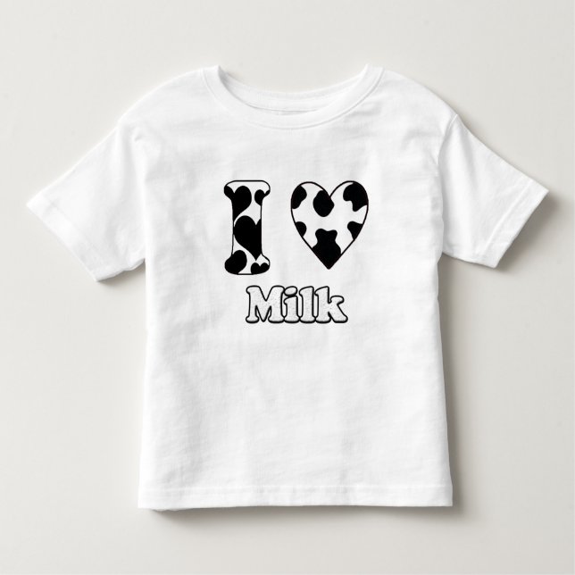 I love milk toddler t-shirt (Front)